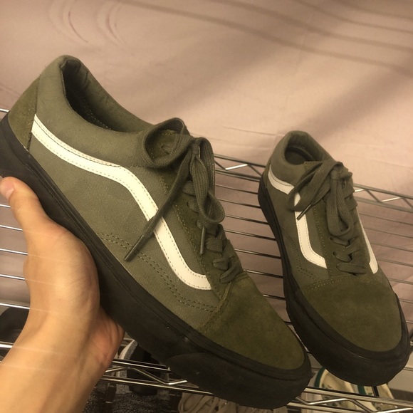 old skool vans dark green - Picture 2 of 2